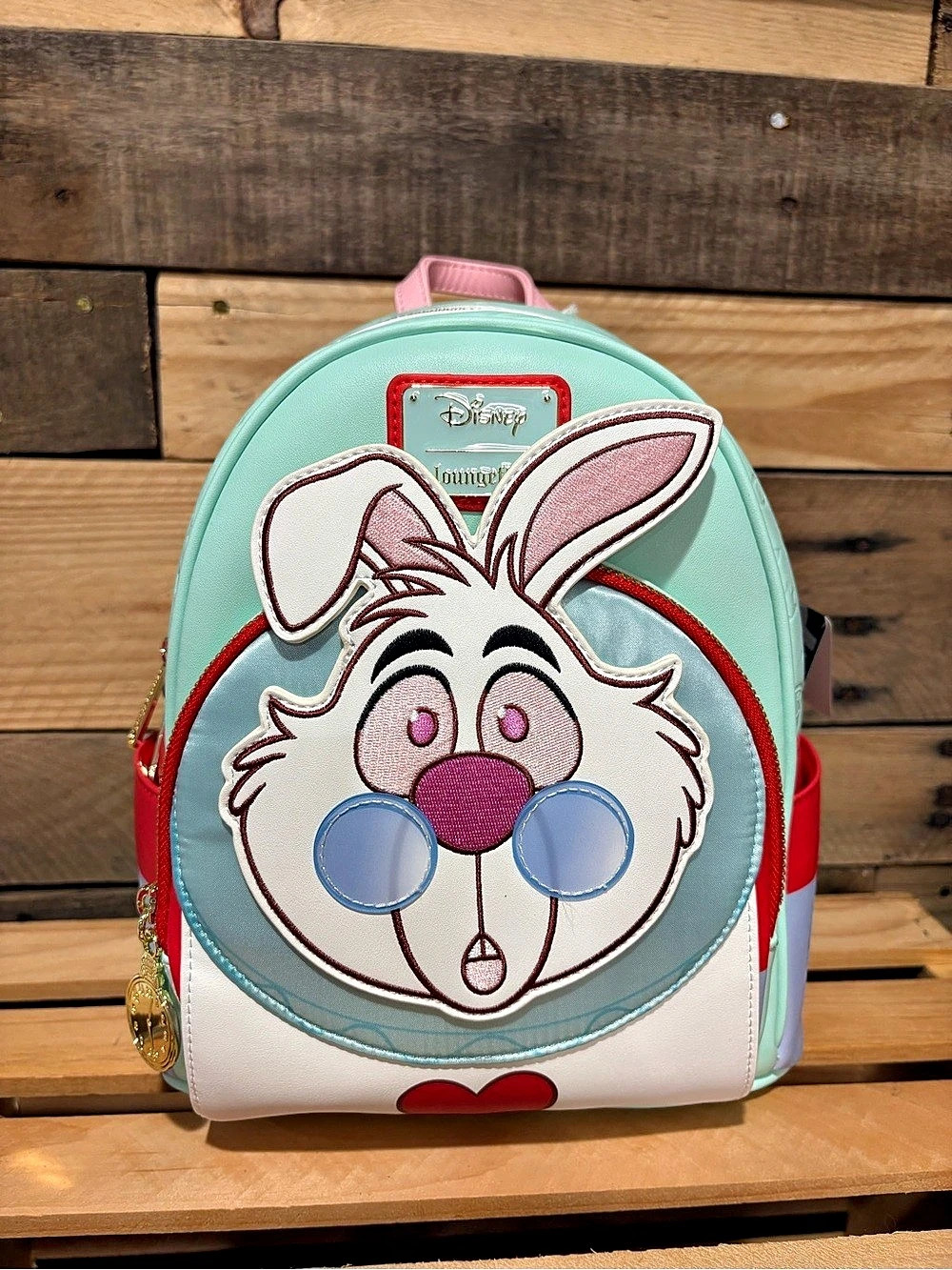 Loungefly Xavi White Rabbit Cosplay Mini Backpack White Rabbit Mini Backpack NWT